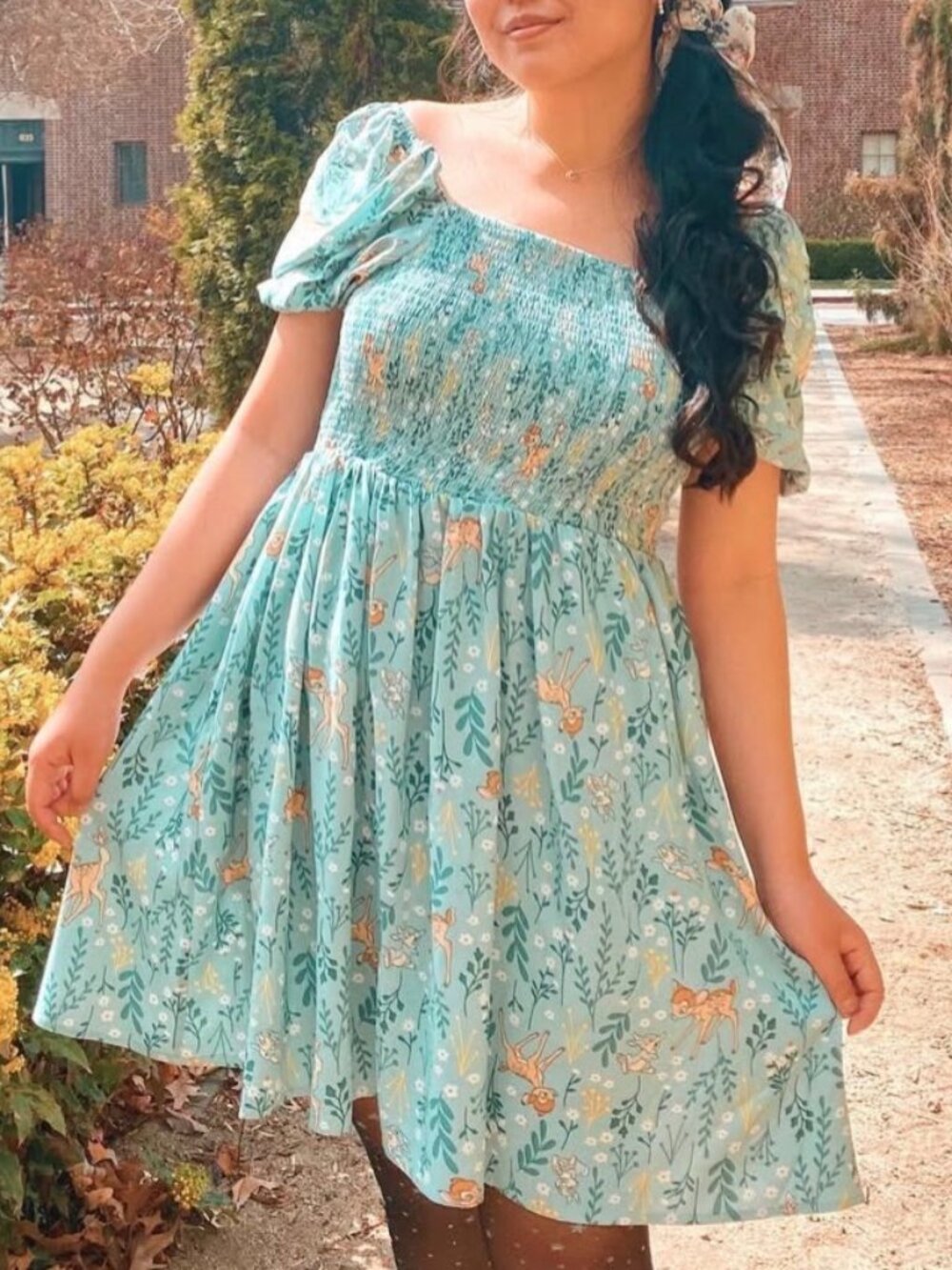 Her Universe Disney Bambi Floral Spring Dress